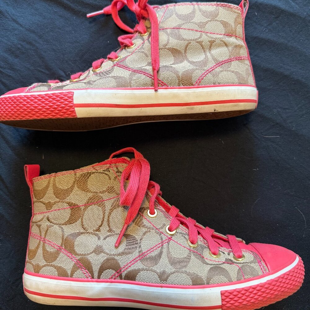 Coach Franca High Tops Size 8.5M